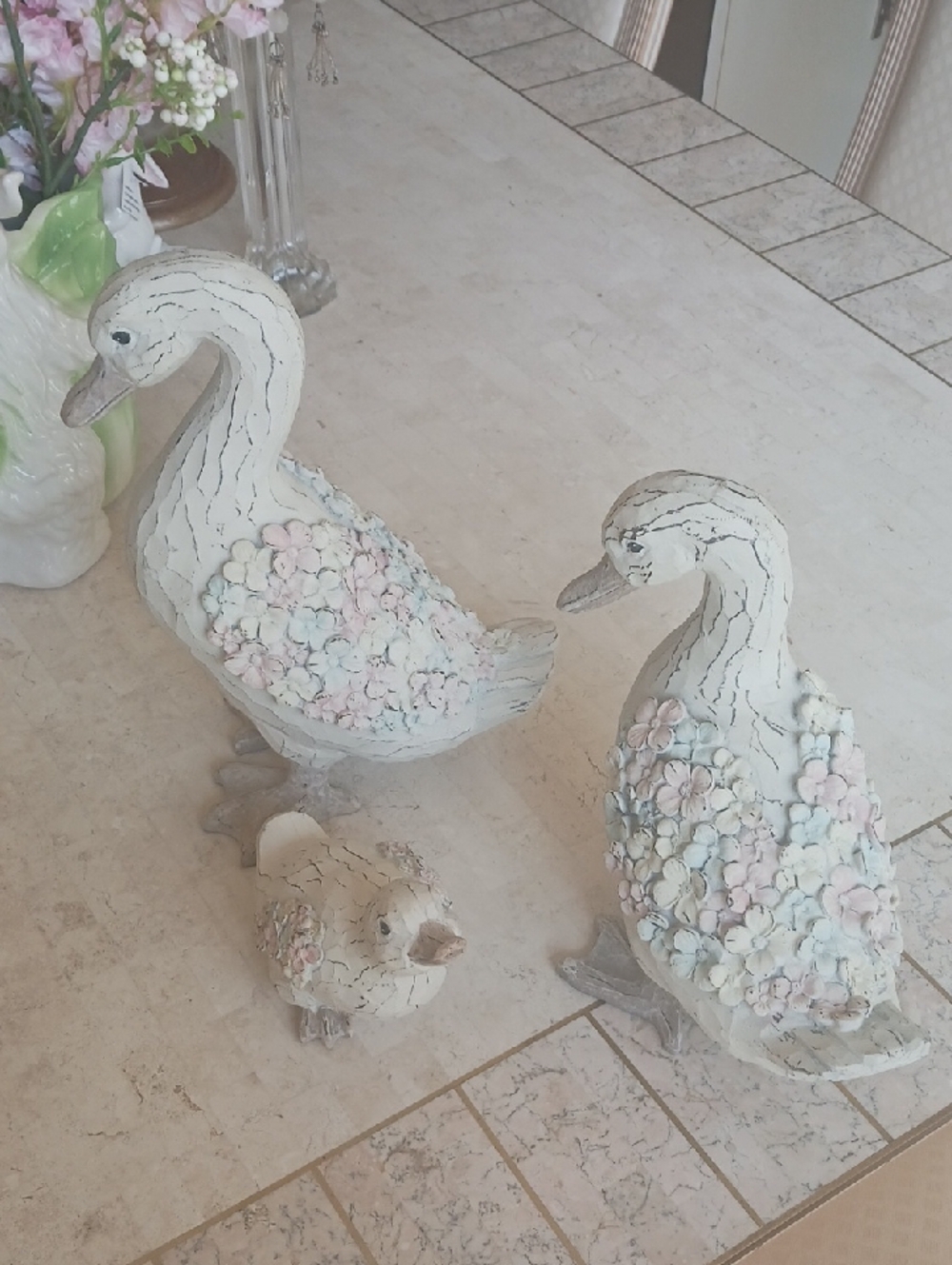 Home Decor/Duck Family,,set of 3,indoor/outdoor,Valeri/Qvc, New Set/ "Resin" - Picture 7 of 11